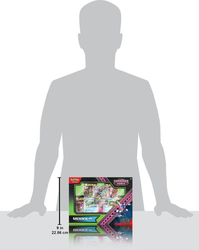Set letra Pokemon TCG Shrouded Fable Greninja EX, 5 booster packs, koleksion special