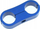 Kllapë dyshe alumini TurboWorks MP-AL-784, diametër 20.5mm, për zorrë, blu