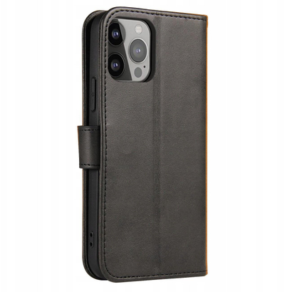 Këllëf magnetik për telefon Google Pixel 7, me kapak portofol, me stand, i zi