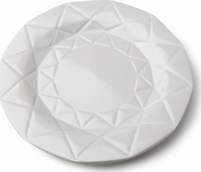 Pjatë e sheshtë Mondex, 24 cm, e hirtë