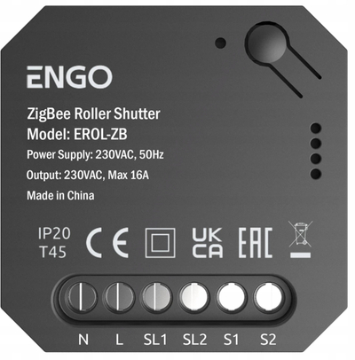 Modul për roleta Engo Smart EROL ZB, Zigbee, montim i fshehtë