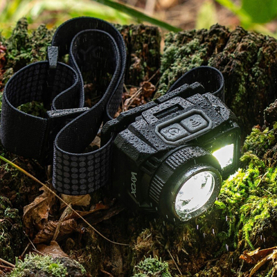 Фенер за на глава Vayox Headlamp Pro, LED Zум, USB C, црна