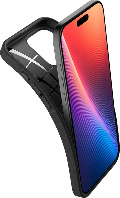 Kapak telefoni Spigen Core Armor MagSafe për iPhone 16 Pro, matte, i zi
