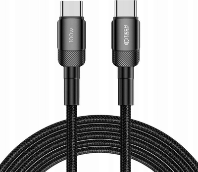 Kabllo USB-C Tech-Protect Ultraboost Evo, PD 100W 5A, 3m, e zezë