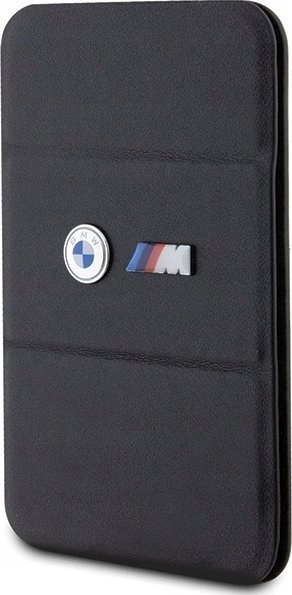 Portofol MagSafe BMW Wallet Card Slot Stand Case BMWCSMMPGK M Edition, mbajtës kartash, me stand, i zi