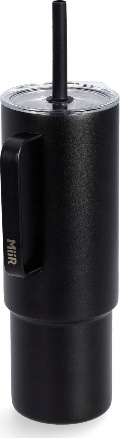 Gotë termike MiiR All Day Straw Cup, çelik inox, 946ml, e zezë