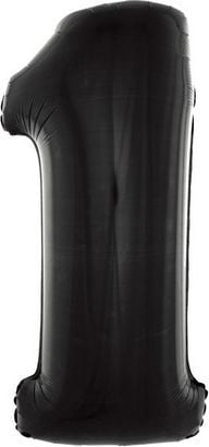 Balon helium Godan Numri 1, 92cm, folie, i zi