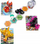Set lodrash Bakugan Evolutions Battle Strike 6-Pack, 6 figura, me karta loje, shumëngjyrësh