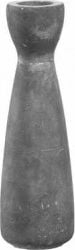 Mbajtëse qiri Leonardo Milano, beton, 17cm, gri