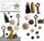 Set dekorativ Titanum, 14 pjesë, shumëngjyrësh