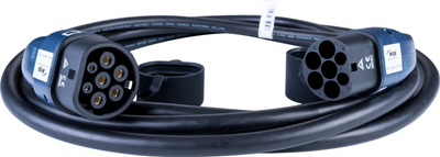 Kabllo kariku për makina elektrike Nabjac Akyga AK-EC-09, Type 2 Mennekes, 32A, 6m