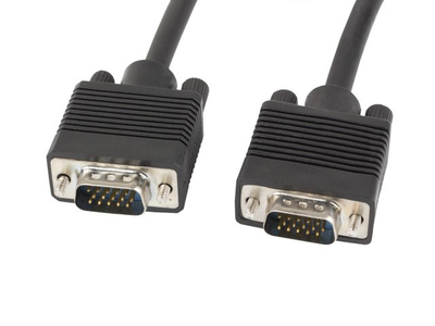Kabllo VGA Lanberg CA-VGAC-10CC-0100-B, 10m, lidhje D Sub në D Sub, i zi
