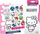 Set vizatimi Hello Kitty Painting Set, mini bllok me figura, ngjitëse dhe shabllone, me shum ngjyra