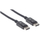 Kabllo DisplayPort Manhattan, 1m, 4K 60Hz, i zi
