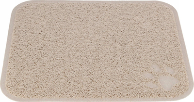 Тепих за тоалет за мачки Trixie Clean Walk, ПВЦ, 45x37cm, боја blush