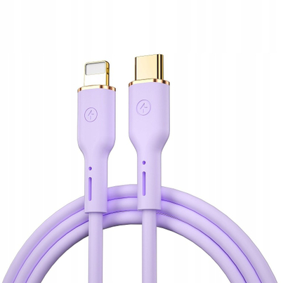 Kabllo karikimi Wiwu YQ01 USB C Lightning, 30W, 1.2m, lejla