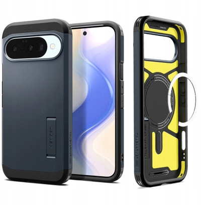 Kapak telefoni Spigen Resistant Armor, për Google Pixel 10 dhe Pixel 10 Pro, blu