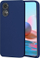 Këllëf telefoni Oppo A17 matte, silikon TPU, shumë i hollë, blu navy