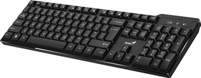 Tastierë Genius KB-7100X, wireless 2.4 GHz, layout CZ/SK, e zezë