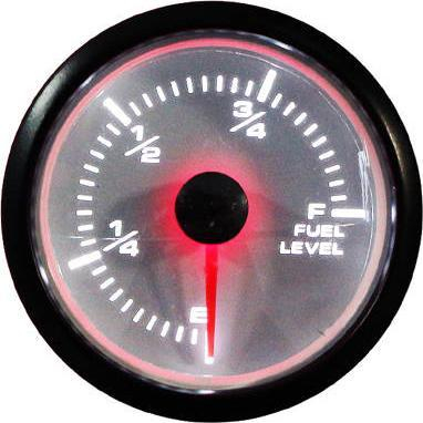 Matës niveli karburanti Auto Gauge STP2W, 52mm, 240-33ohm, i bardhë