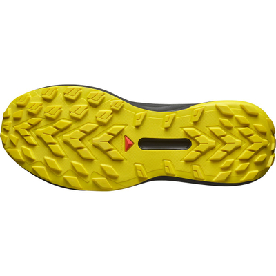 Патики за планинско трчање Salomon Genesis, Contagrip All Terrain, Quicklace, сиво и црно со жолто