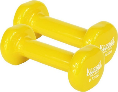 Сет тегови од винил Allright, 2 x 0,75 kg, жолти