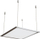 Panel LED për tavan INOXX PAN60W120/30, 60W, 120x30cm, 3000K, me kornizë të zezë