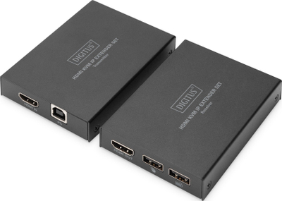 Set extender HDMI KVM Digitus IP, deri 150m, Full HD