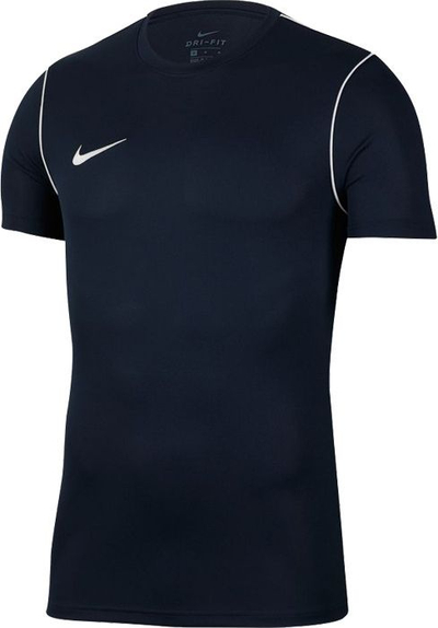 Bluzë stërvitje për kalamaj Nike Dri-FIT Park, me mëngë të shkurtra, e zezë