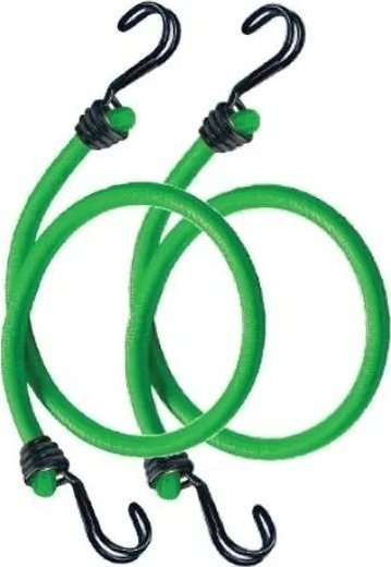 Еластична врвка Master Lock Twin Wire, 80cm, сет 2 парчиња, зелена