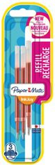 Mbushje Paper Matepër stilolaps INKJOY, të kuqe, 3 copë