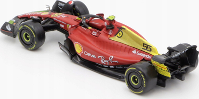 Maketi diecast Bburago Ferrari F1-75 #55, 1/43, Formula 1, i kuq