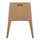Karrige me mbështetëse krahu SLEEK HM6370.03, polipropilen, 68x63x82.5cm, ngjyrë kapuçino