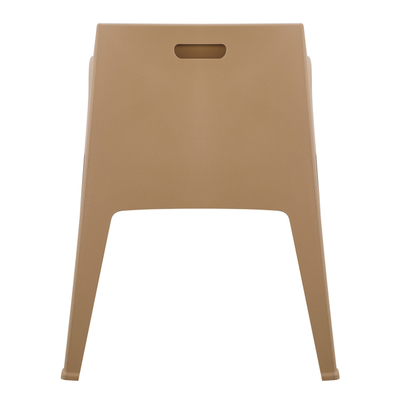 Karrige me mbështetëse krahu SLEEK HM6370.03, polipropilen, 68x63x82.5cm, ngjyrë kapuçino