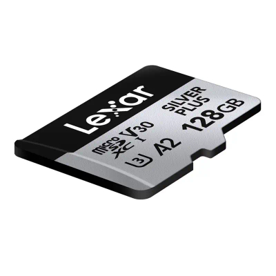 Kartë memorjeje Lexar High-Performance Silver Plus microSDXC 128GB  adapter