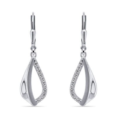 Set bizhuteri Brilio Silver Sparkling SET212W - vathë + varëse