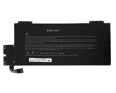 Bateri laptopi Green Cell A1245 për MacBook Air 13 A1237 A1304, 7.4V, 4400mAh, e zezë