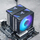 Ftohës CPU Jonsbo CR-3000, dual tower, 2x 120mm ARGB, i zi