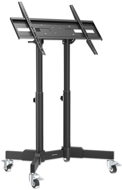 Karrocë TV Manhattan Low Height, për ekrane 23" 70", lartësi e rregullueshme, zezë