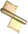 Vare Domax HINGE 01, 60x49mm, çelik i galvanizuar, ngjyrë zinku