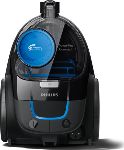 Fshesë me korent Philips PowerPro Compact FC9331/09, 900W, depozitë 1.5L, e zezë