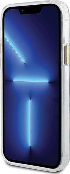 Maskë telefoni Guess GUHMP12MHTRMD për iPhone 12 12 Pro, MagSafe, e tejdukshme gold