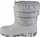 Çizme bore fëmijësh Crocs Classic Neo Puff Boot Jr 207684-007, slip-on, me shputë antirrëshqitëse, gri