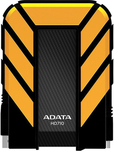 Disk shtesë ADATA, HDD HD710P 2TB, e zezë-verdhë