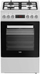 Shporet me gaz dhe furrë elektrike Beko FSM 52332DWDT, 50 cm, SteamShine, i bardhë