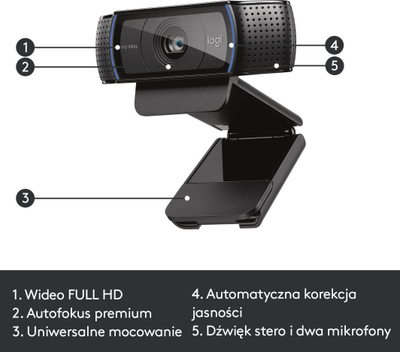 Logitech C920 HD Pro Веб-камера