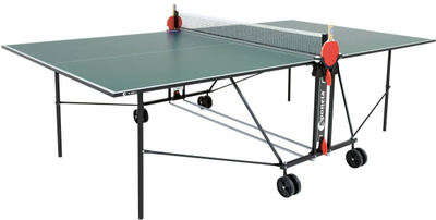 Маса за пингпонг Sponeta Hobbyline Indoor, за внатрешни простории, за аматерски играчи, зелена