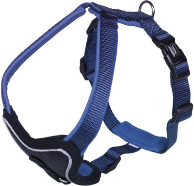 Parzmore për qen Nobby Comfort Preno, najlon me neopren, S‑M 35‑45 cm, blu