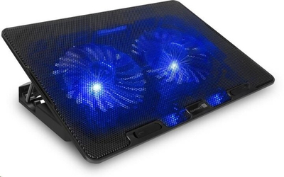 Mbajtëse ftohëse CONNECT IT FrostBreeze për laptop 15.6 ", e kaltër