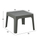 Tavolinë e ulët katrore SLEEK HM6371.05, 56x56x40 cm, polipropilen, ulliri e errët